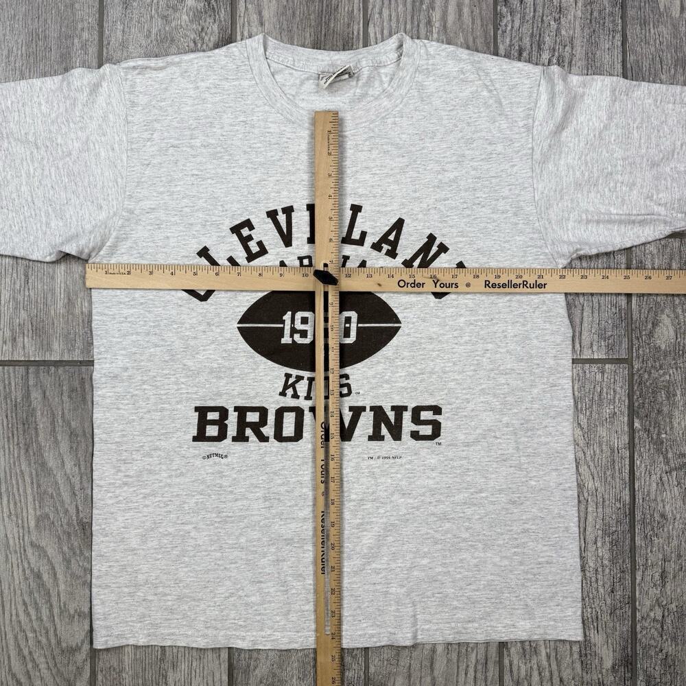 Vintage 1994 Cleveland Browns 1980 Cardiac Kids Nutmeg Throwback T Shirt XL USA - Picture 8 of 11